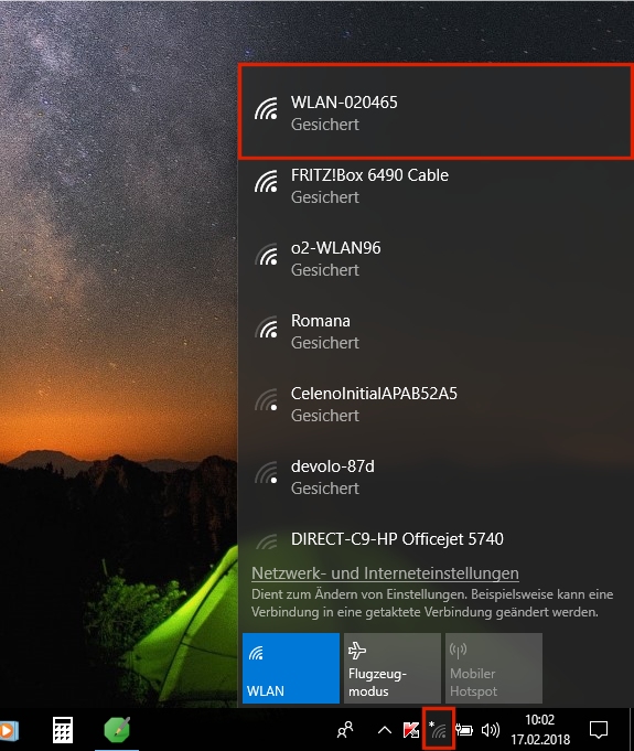 Wlan Verbindung Bricht Ständig Ab Windows 10 WIN 10 - WLAN-Verbindung herstellen (Anleitung mit Bildern)