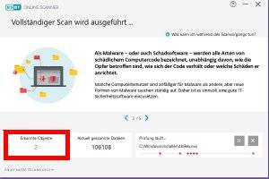 Online-Virenscanner findet Schadsoftware
Foto: Andreas Krüger Online-Virenscanner findet Schadsoftware